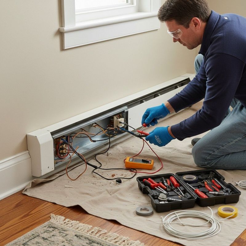 Electrical Baseboard Repair